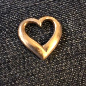 James Avery heart pendant (silver)